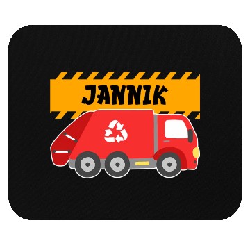 Discover Jannik Trash Truck For Collector Ecologist Mouse Pads