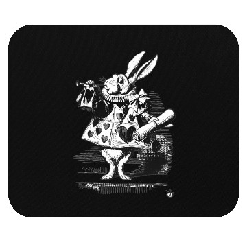 Discover Easter Bunny Alice-In-Wonderland White Rabbit Mouse Pads