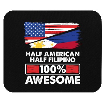 Discover Flag Half American Half Filipino Roots 100 Awesome Mouse Pads