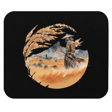 Discover Japan Samurai Retro Vintage Sword Warrior Mouse Pads