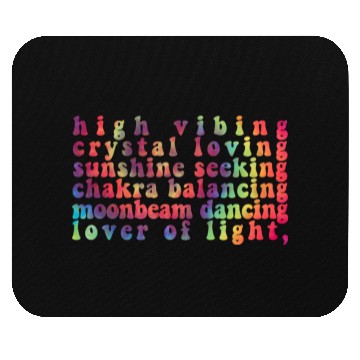 Discover High Vibing Crystal Loving Sunshine Seeking Chakra Mouse Pads
