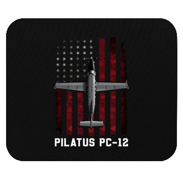 Discover Pilatus Pc 12 Plane Mouse Pads