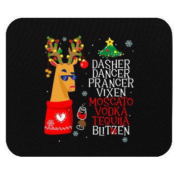 Discover Dasher Dancer Prancer Alcohol Dasher Dancer Wo'S Mouse Pads