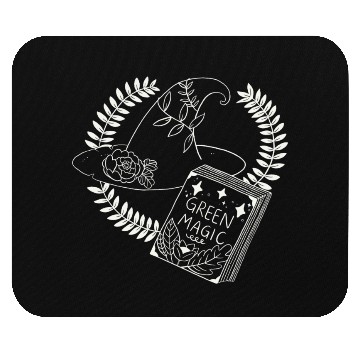 Discover Green Magic Plants Mouse Pads
