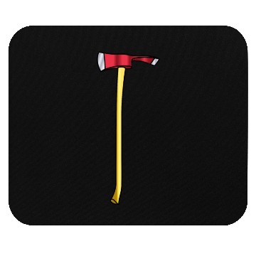 Discover firefighter axe Mouse Pads