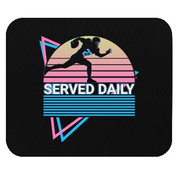 Discover Football Lineman Retro Mouse Pads