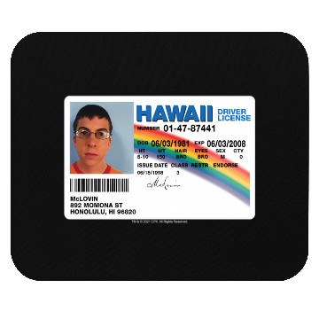 Discover Superbad Mclovin Id Mouse Pads