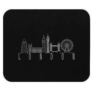 Discover London Landmar England Uk United Kingdom Travel Mouse Pads