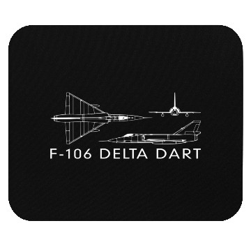 Discover F-106 Delta Dart Interceptor Fighter Plane Mouse Pads