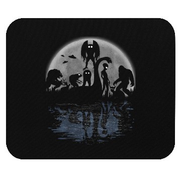 Discover Bigfoot Loch Ness Monster Moth And Aliens Cryptid Mouse Pads