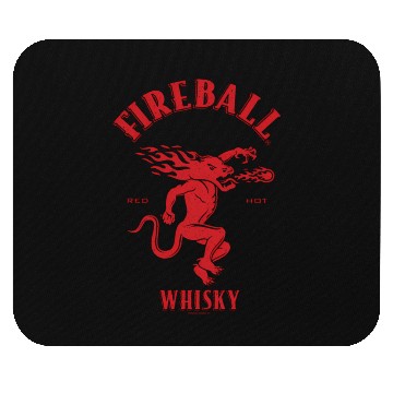 Discover Fireball Whiy Red Hot Burns Like Hell V2 Mouse Pads