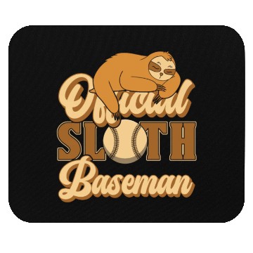 Discover Sloth Sloth Baseball Mouse Pads