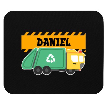 Discover Daniel Trash Truck For Collector Ecologist Garbage Mouse Pads