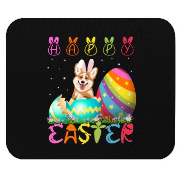 Discover Easter Day Corgi Dog Family Easter Mouse Pads
