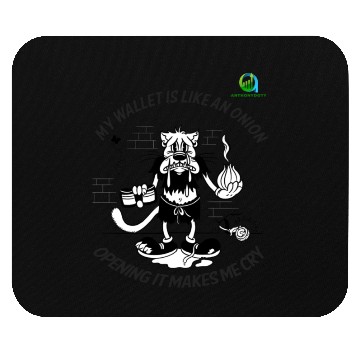 Discover Crying Onion Wallet Humor Mouse Pads