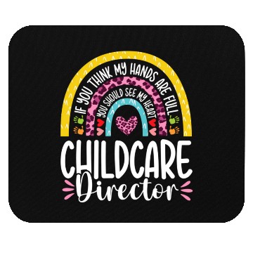Discover Heart Childcare Director Daycare Teacher Mouse Pads