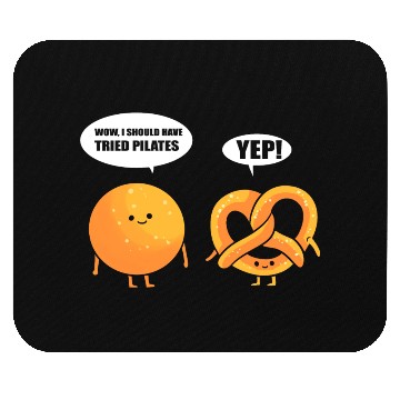 Discover Funny Pilates Gym Coach Mouse Pads