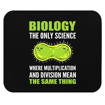 Discover Funny Science Biology Research Scientist Mouse Pads