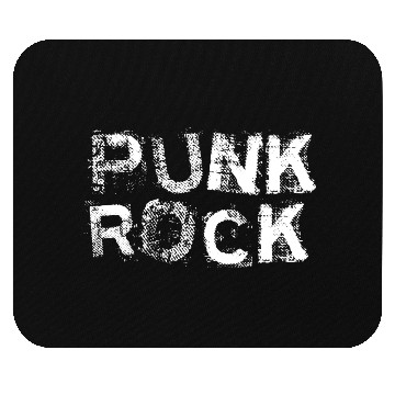 Discover PUNK ROCK Text Mouse Pads