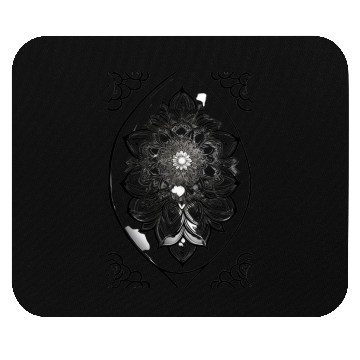 Discover beautiful flower mandala decoration Mouse Pads