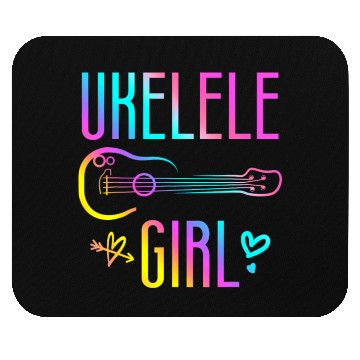 Discover Hawaiian Ukulele Uke Ukulele Girl Mouse Pads