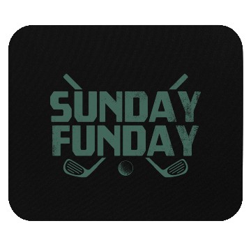 Discover Sunday Funday Golf Mouse Pads