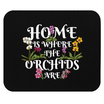Discover Orchid Flower Lover Women Florist Plants Lover Mouse Pads