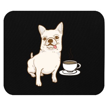 Discover Chihuahua and Coffee Mouse Pads