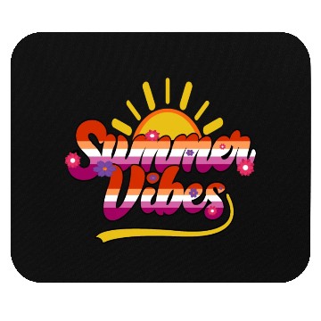 Discover LGBTQ Summer Vibes, Summer Vacation, Lesbian Mouse Pads
