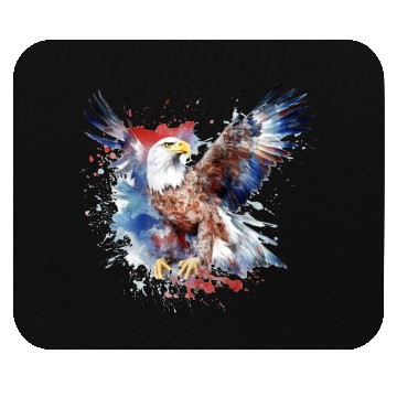 Discover Eagle 4Th July Independent Day Mouse Pads