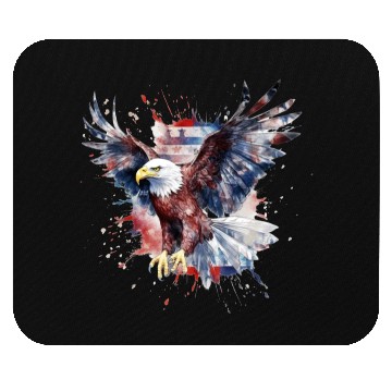 Discover Eagle 4Th July Independent Day Mouse Pads
