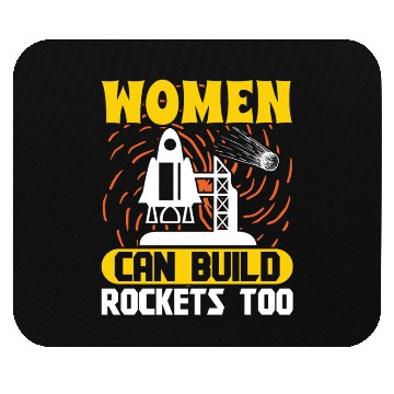 Discover Aerospace engineer women can build rockets too Mouse Pads