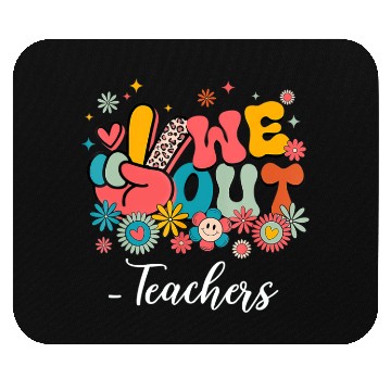 Discover Cute End Of School Year Teacher Summer Bruh We Out Mouse Pads