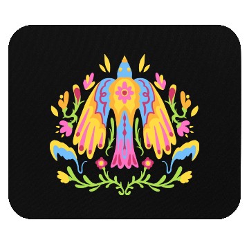 Discover Otomi Colorful Mexican Bird Mouse Pads