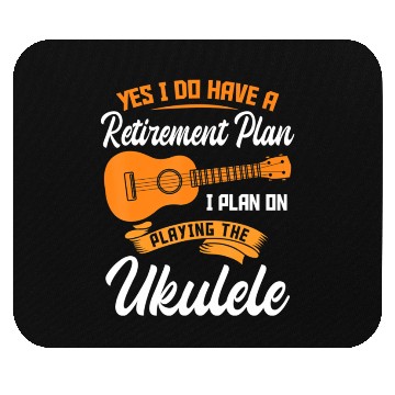 Discover Funny Retirement Ukulele Player Guitar Mouse Pads