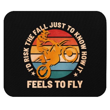 Discover Motocross Supercross How It Feel To Fly Spruch Mouse Pads
