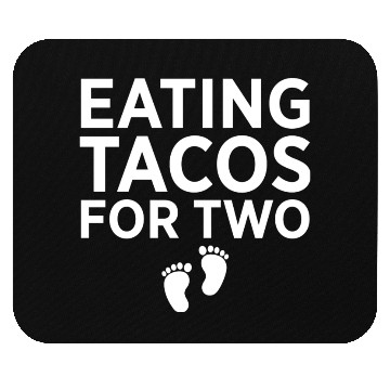 Discover Eating Tacos For Two Taco Lover Tacos Funny Mouse Pads