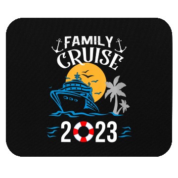 Discover 2023 Family Cruise Sailing and Cruising Mouse Pads