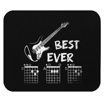 Discover Best Dad Ever D A D Guitar Mouse Pads