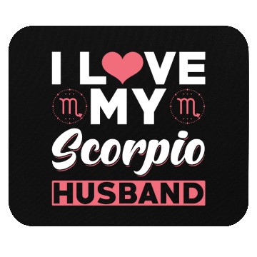 Discover I love my Scorpio Husband Mouse Pads
