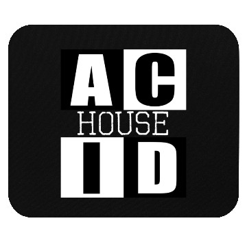 Discover ACID HOUSE music logo Mouse Pads