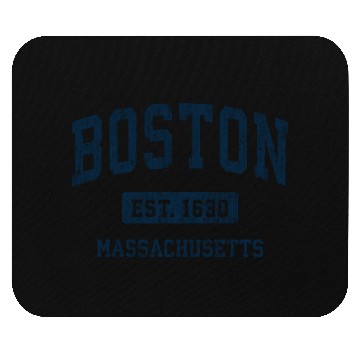 Discover Boston Massachusetts Ma Vintage Athletic Mouse Pads