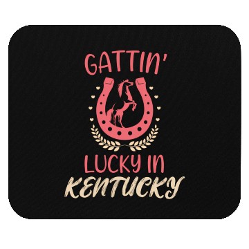 Discover Gattinâ€™ Lucky In Kentucky Horse Racing Derby Mouse Pads