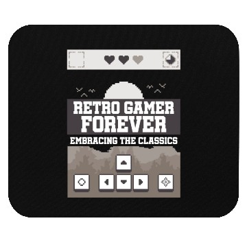 Discover Retro Gamer Forever Embracing the Classic Mouse Pads