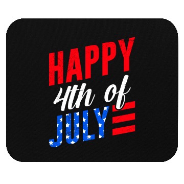 Discover Happy 4th July Independence Day America Mouse Pads