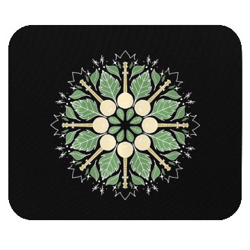 Discover Banjo Mandala Bluegrass Mindfulness & Nature Mouse Pads