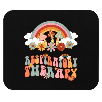 Discover Reratory Therapy Groovy Retro Vintage Rainbow Mouse Pads
