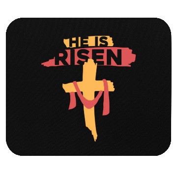 Discover He Is Risen Christian Easter Mouse Pads
