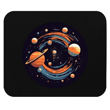 Discover Universe Solar System Planets Mouse Pads