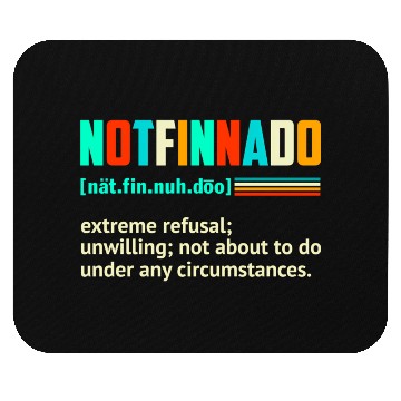Discover Retro Vintage Notfinnado Definition Mouse Pads